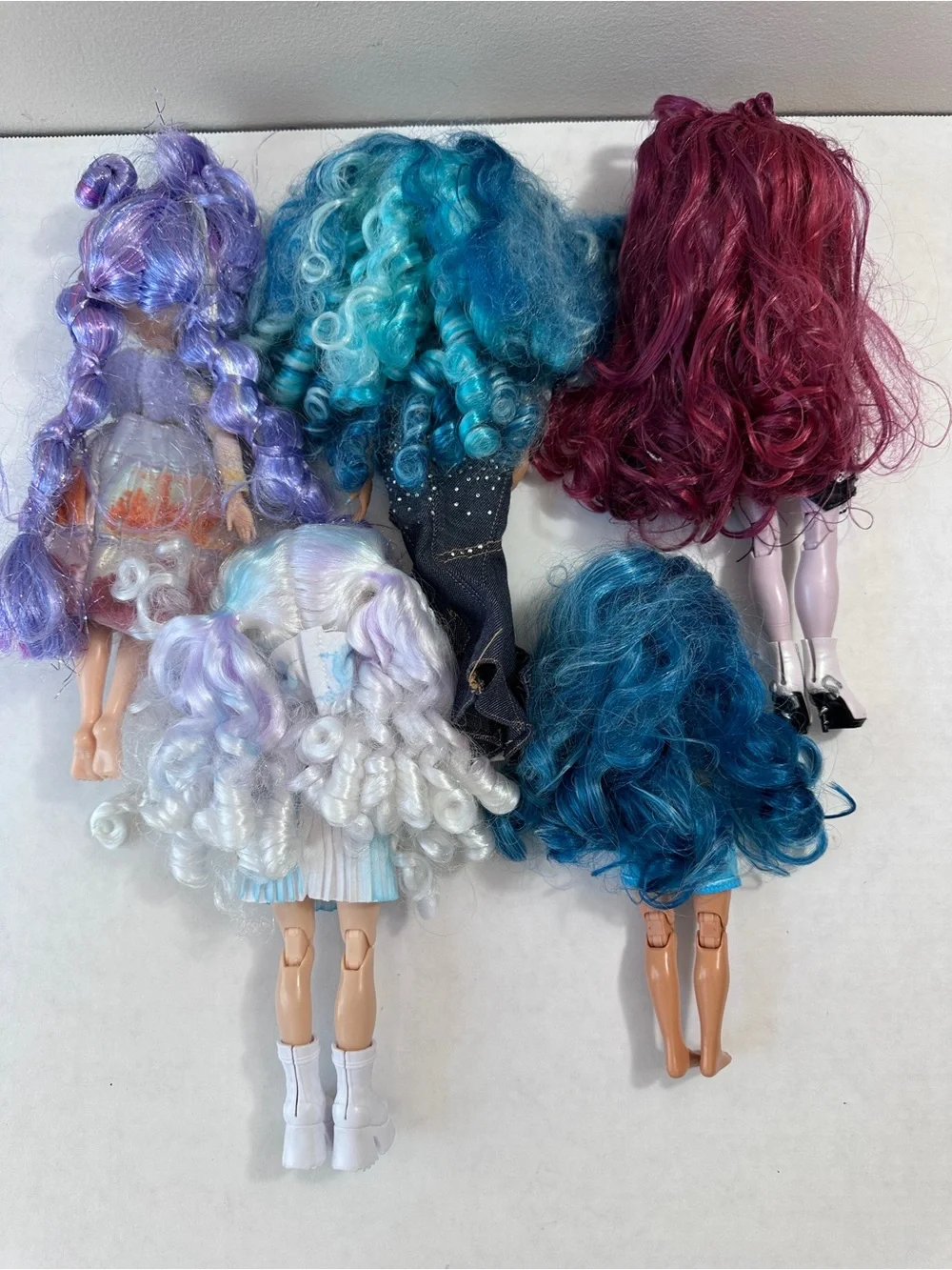 MGA Rainbow High Shadow High Doll Lot of 5 Costume Ball Junior PJ Skyler Violet